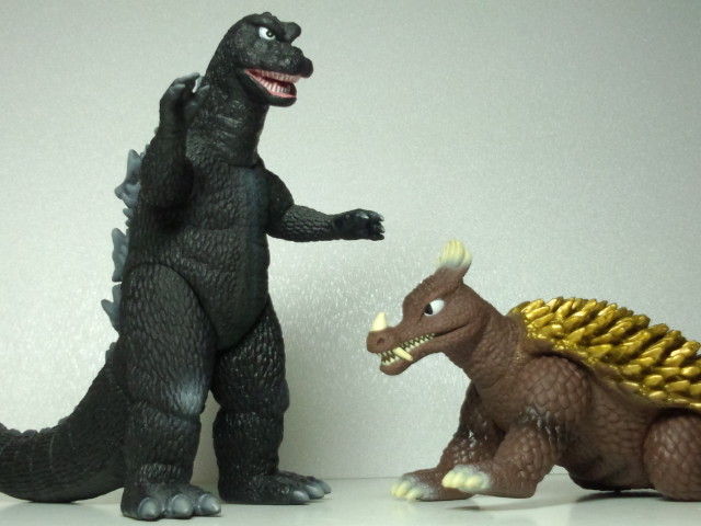 バンダイソフビ「アンギラス二代目」ver.2001 : 怪獣バイパス
