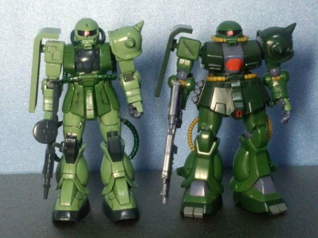 HGUCザクⅡ比較 : ゲルググとゲルググとゲルググのゲルググ