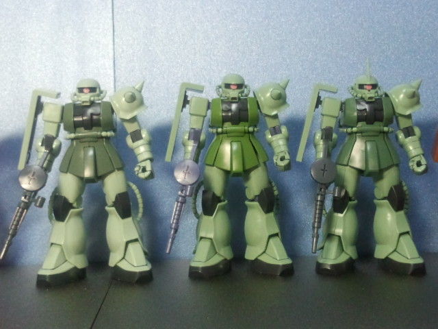 HGUCザクⅡ比較 : ゲルググとゲルググとゲルググのゲルググ