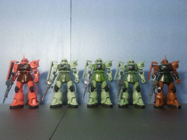 HGUCザクⅡ比較 : ゲルググとゲルググとゲルググのゲルググ