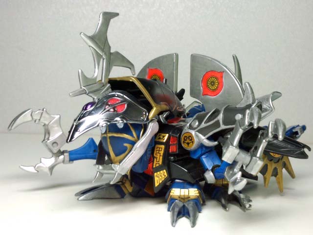 ガンプラ　元祖BB戦士 黒魔神闇皇帝 「SD戦国伝 天下統一編」全塗装 BB戦士 黒魔神闇皇帝 完成！！