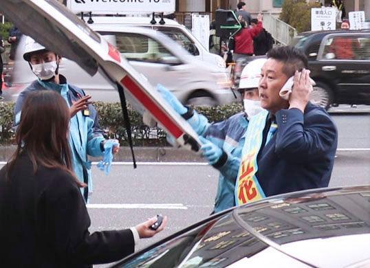 【立花孝志襲撃】話す犯人を間近で撮影→サイコみがハンパない
