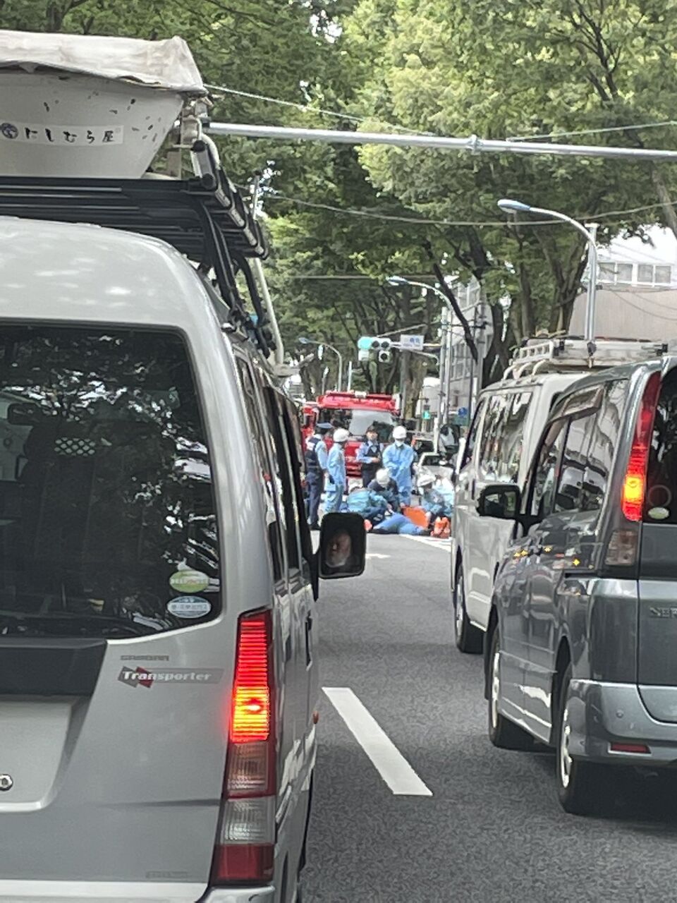 現場の様子 交通情報 甲州街道 国道号 調布マック付近 白バイ事故で渋滞7 27 調布 事件事故 災害速報ニュース 現場の様子 交通情報 甲州街道 国道号 調布マック付近 白バイ事故で渋滞7 27 調布 事件事故 災害速報ニュース