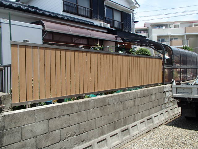 フェンス取り付け工事 有限会社 リフォーム匠 鹿児島