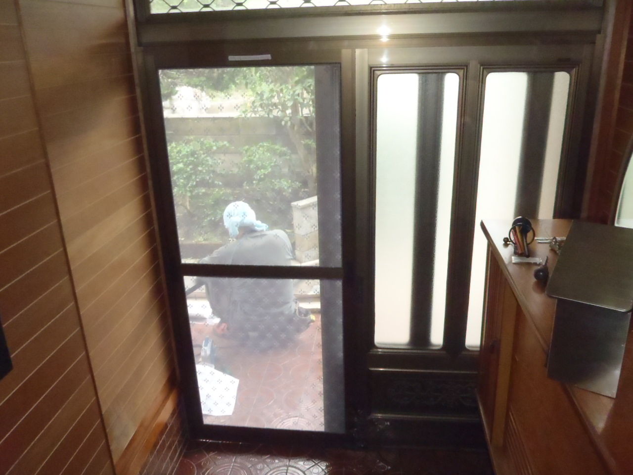 玄関網戸新調工事 有限会社 リフォーム匠 鹿児島