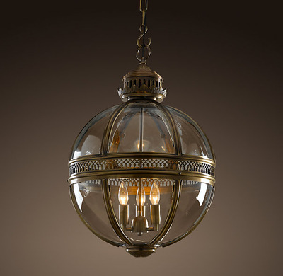Victorian Hotel Pendant_Antique Brass_1