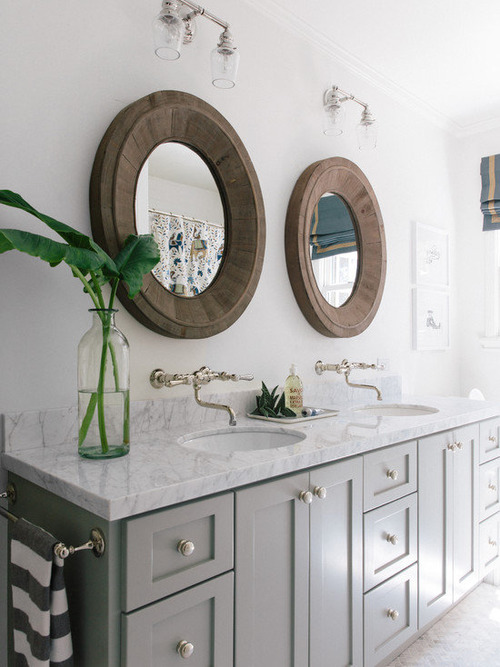Salvaged Oval Pieced Mirror - Natural_1
