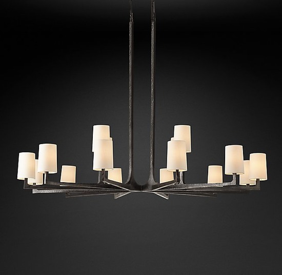 WRIGHT ROUND CHANDELIER 60%22
