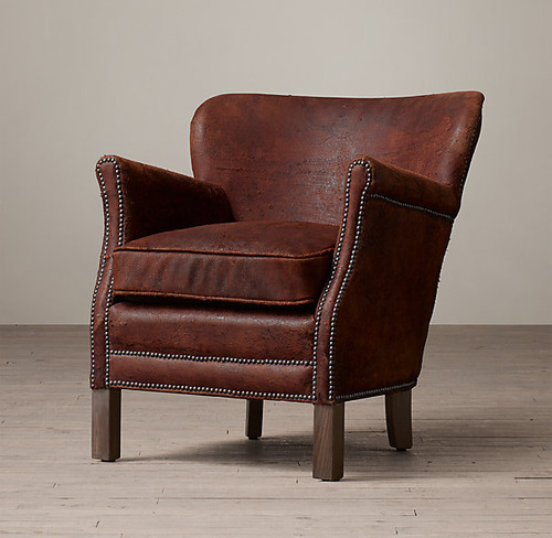 Italian Destroyed Oxblood