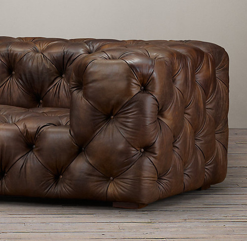 Soho Tufted Leather Sofa_Burnham Cognac_1