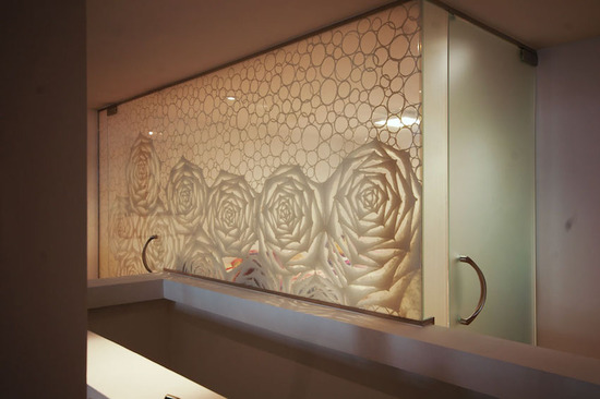Custom Washi Laminated Glass Walk-in Closet_3