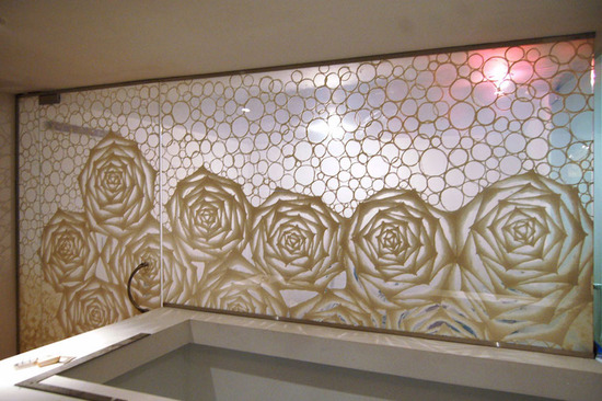Custom Washi Laminated Glass Walk-in Closet_4
