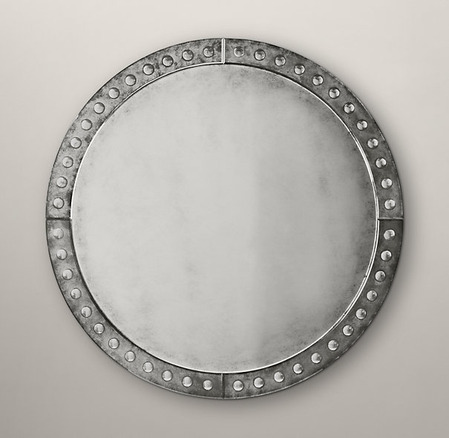 Palazzo Antiqued-Glass Round Mirrors_1