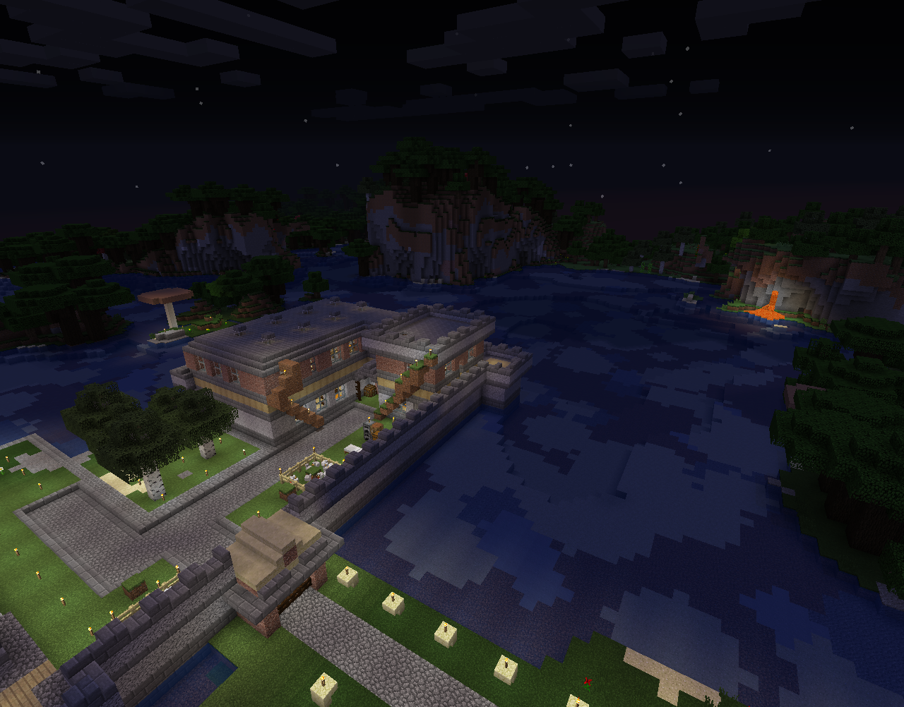 西方要塞港の微調整いろいろ 仲間たちのマインクラフト開拓記録