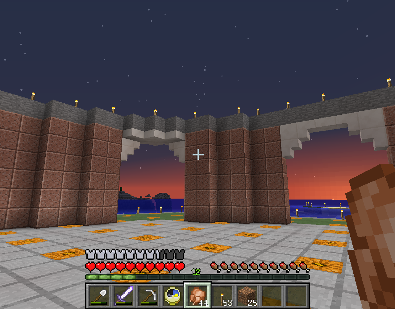 鉄道の終着駅を作る 1 土台の建設と新天地の街の命名 仲間たちのマインクラフト開拓記録 鉄道の終着駅を作る 1 土台の建設と新天地の街の命名 仲間たちのマインクラフト開拓記録