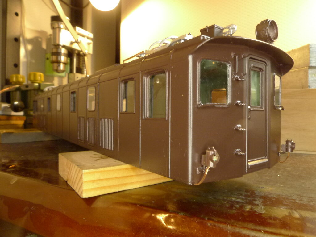 EF53 18号機 09 電装①標識灯（カツミ OJ） : 雷比須鉄道工作日誌 OJゲージ