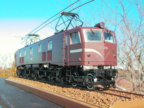 B375】Oゲージ 真鍮製 電気機関車 2台 鉄道模型 EF588 先台車/EF56/