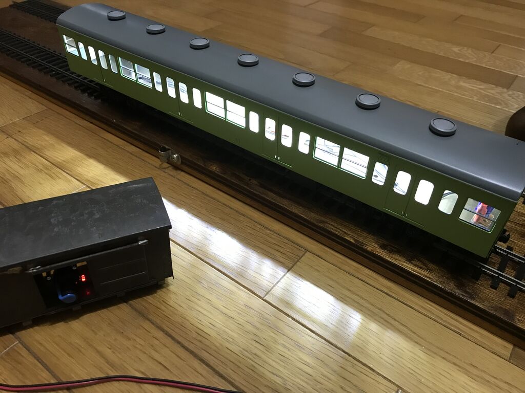 103系 モハ102 製作28 落成（ビンテージカツミ OJゲージ） : 雷