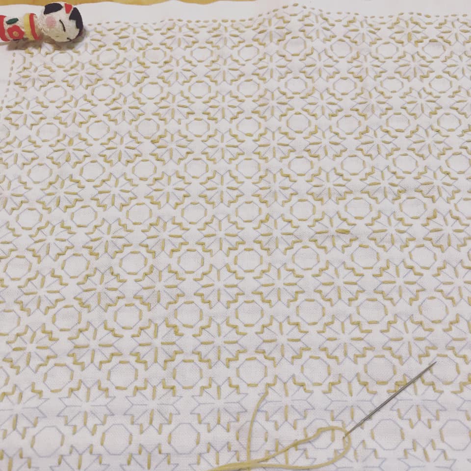 の 刺し子 初めて