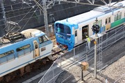 2015.10.4-30105F甲種-クハ30105とEF66 112との連結部