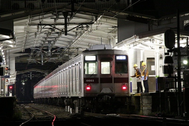 T Datc夜間試運転を見る 虹ブログ