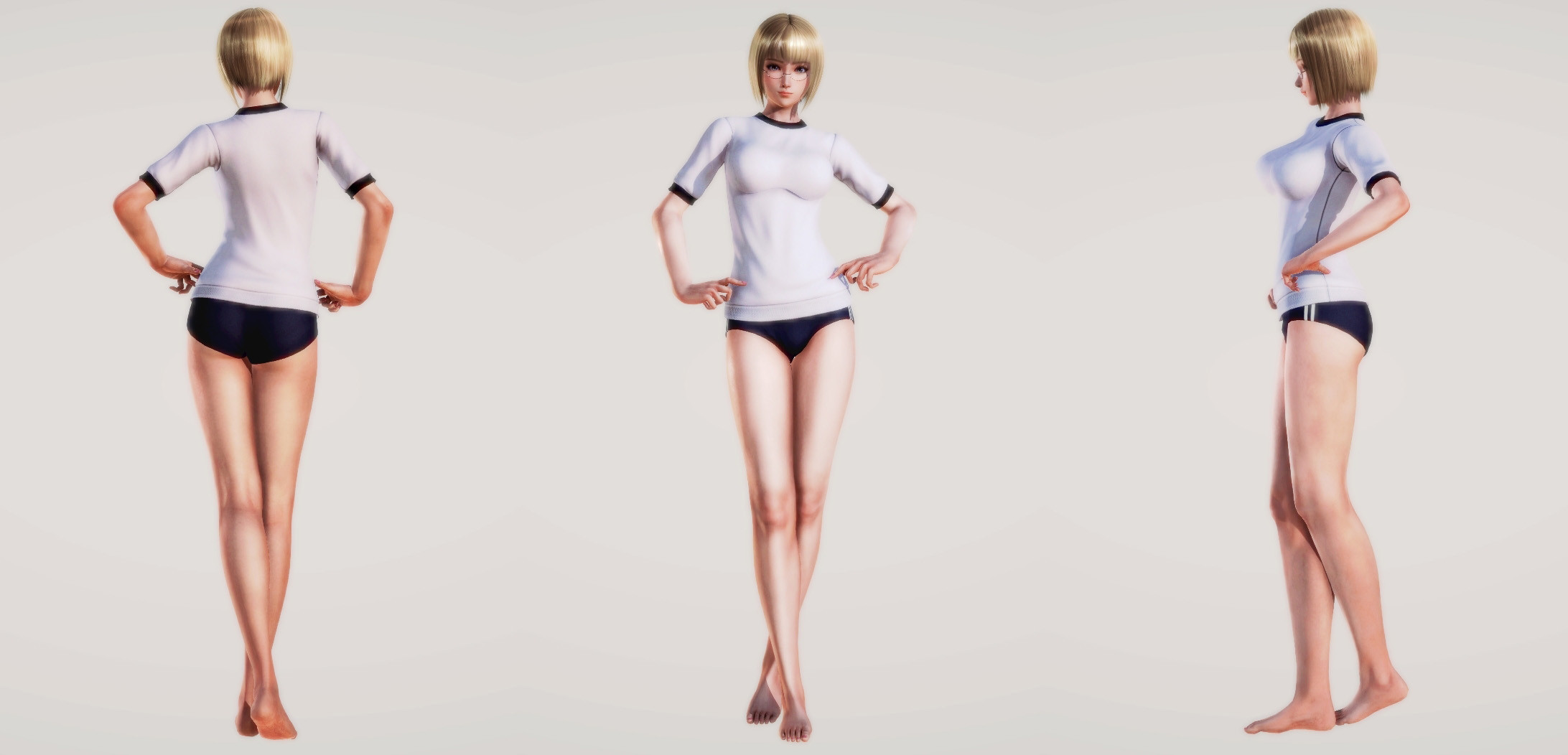 Hs ハニーセレクト紹介編part6 5 服装 通常 トップス ボトムス同一名称服 無印 バニラ環境 レインの忘却冒険記