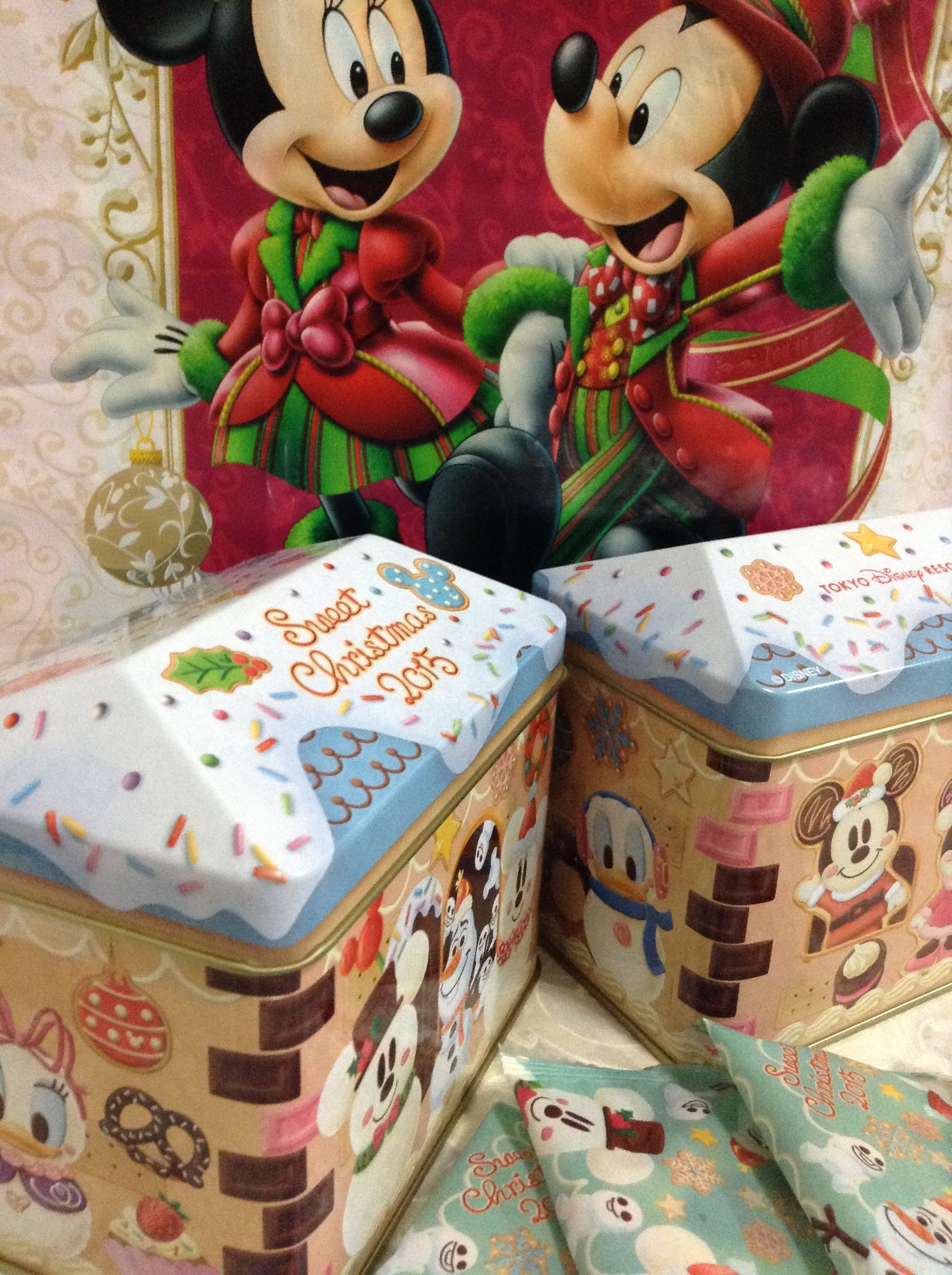 11月 ディズニークリスマスお菓子のお土産 うずまき貝がらと熊さん