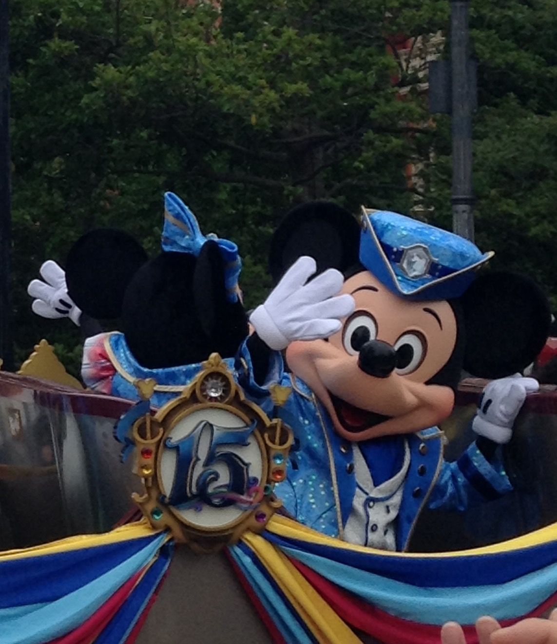 ディズニーシー15周年 グリーティングドライブは嬉しいネ うずまき貝がらと熊さん