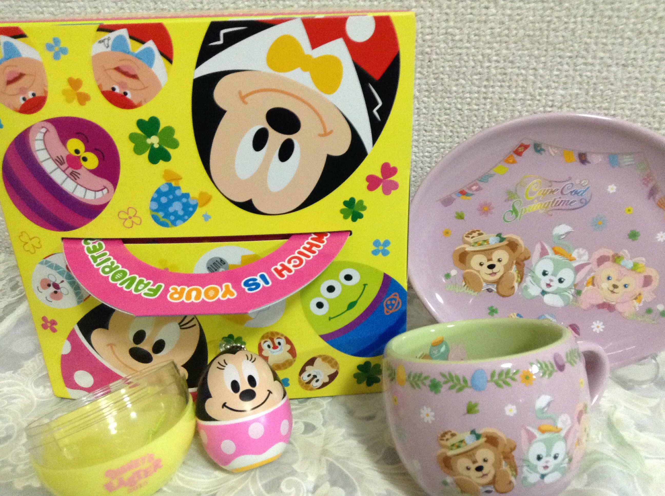 4月 ディズニーシーおみやげ 2 イースター うずまき貝がらと熊さん 4月 ディズニーシーおみやげ 2 イースター うずまき貝がらと熊さん