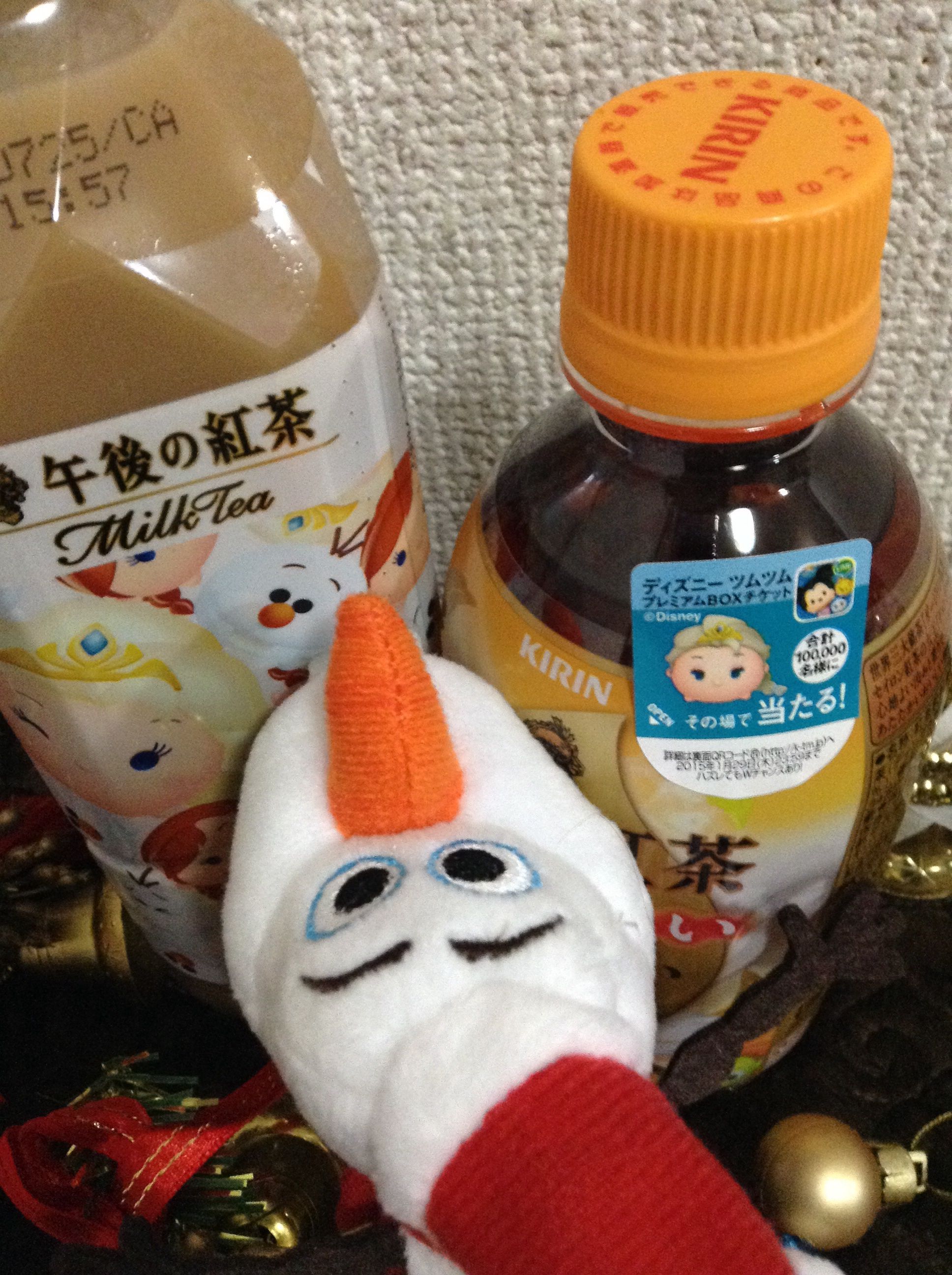 ホットのツムツム午後の紅茶 その2 うずまき貝がらと熊さん ホットのツムツム午後の紅茶 その2 うずまき貝がらと熊さん