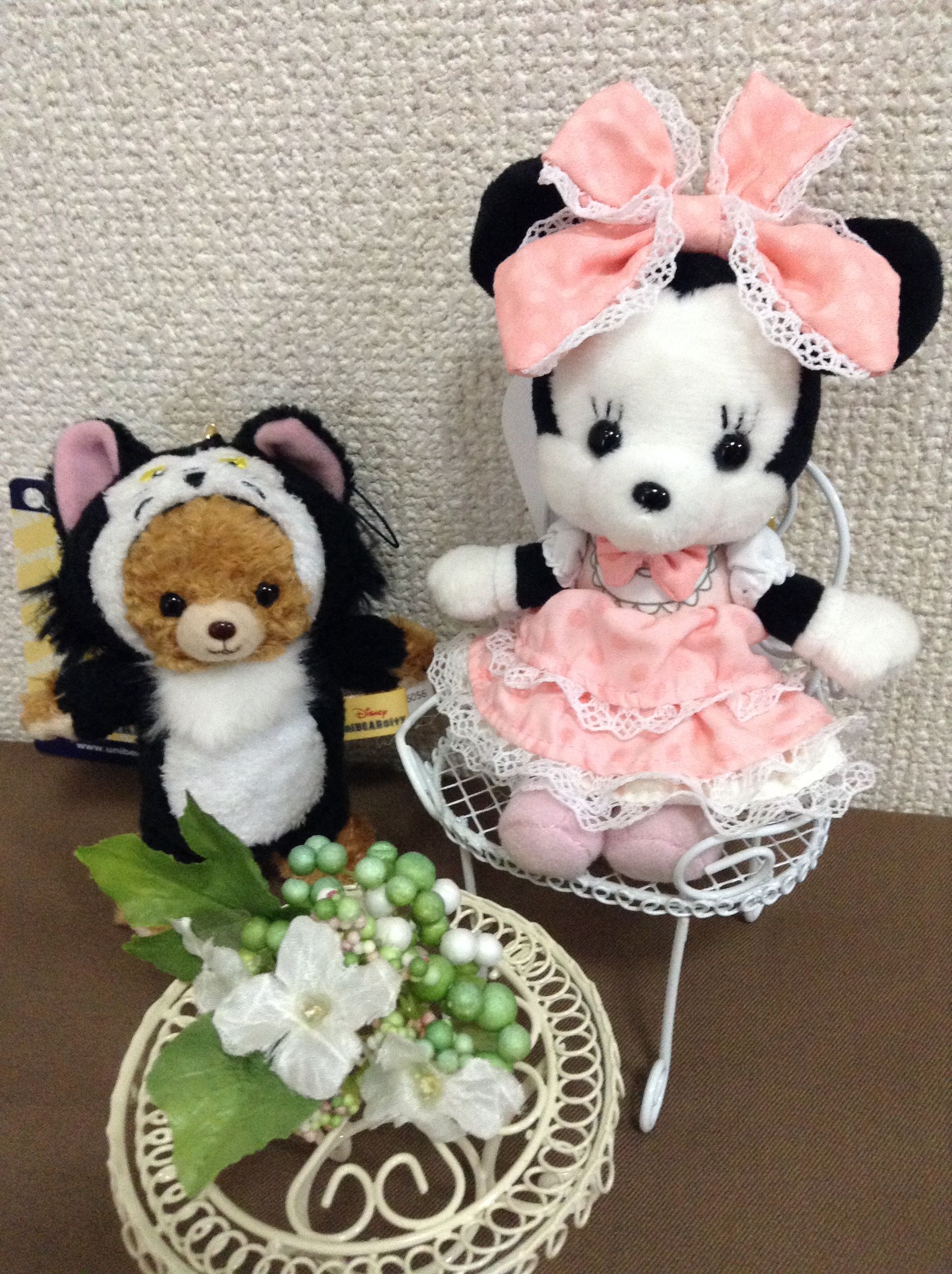 ディズニーストア フィガロになりきったユニベアのモカ うずまき貝がらと熊さん