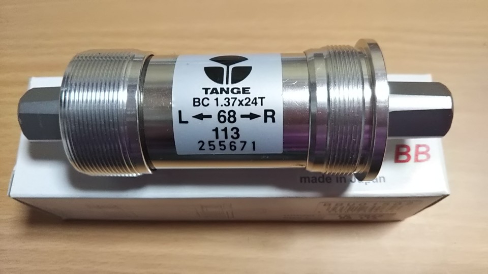 100%正規品 TANGE タンゲ LN3922 ボトムブラケット 68 113mm BBU01401 TANGE(タンゲ) LN3922 ボトムブラケット 110mm