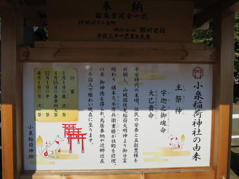 小泉稲荷神社（こいずみいなりじんじゃ）画像