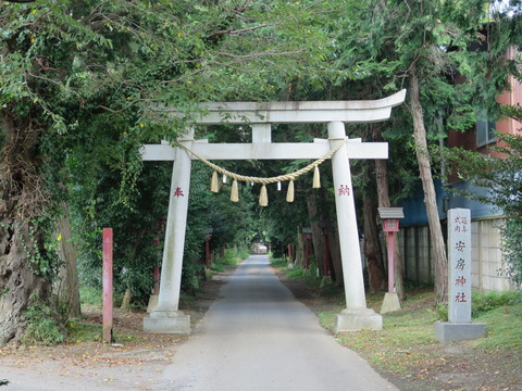式内社・安房神社(あわじんじゃ)画像
