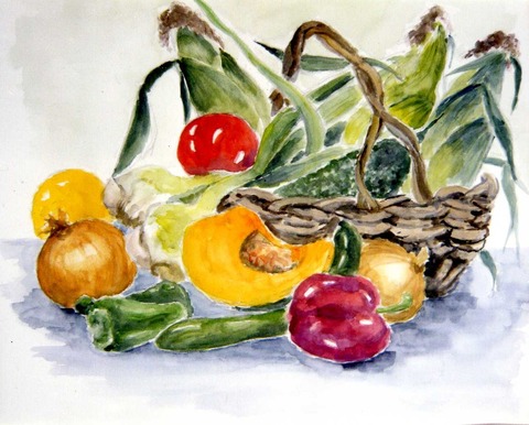 水彩画 花と野菜の静物 水彩画 花と野菜の静物 水彩画 花と野菜の静物 backend