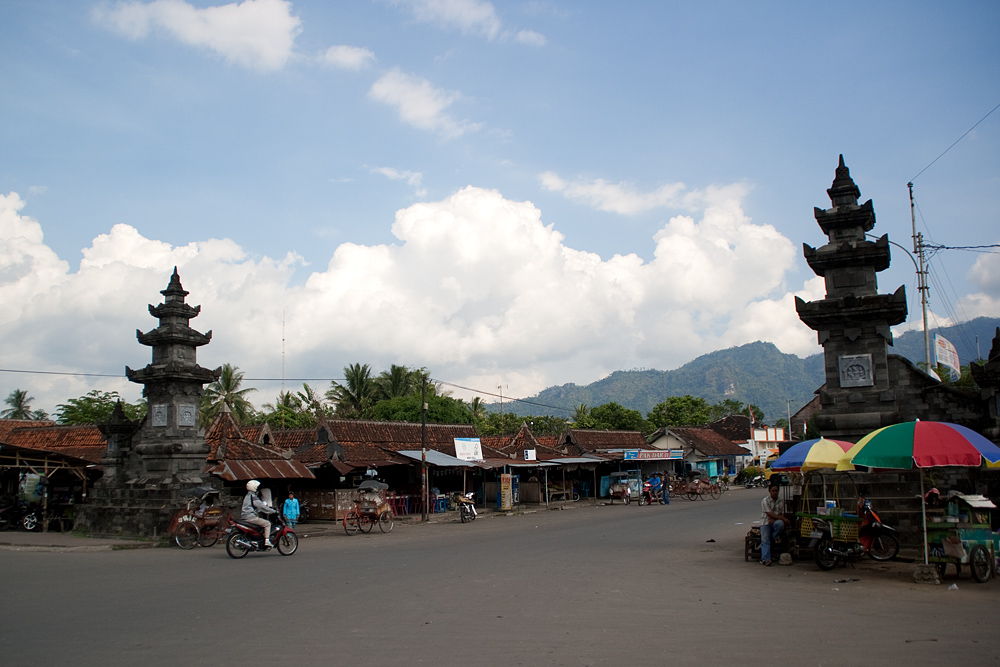 ポロブドゥールの街