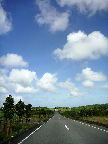 宮古島の道 宮古島の道