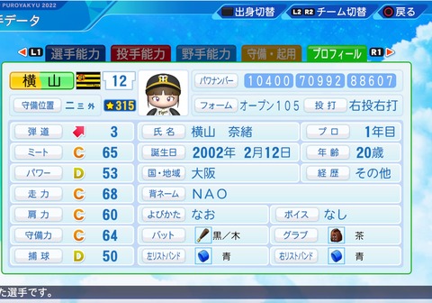 eBASEBALLパワフルプロ野球2022_20220922003817