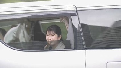 TBS皇居出発