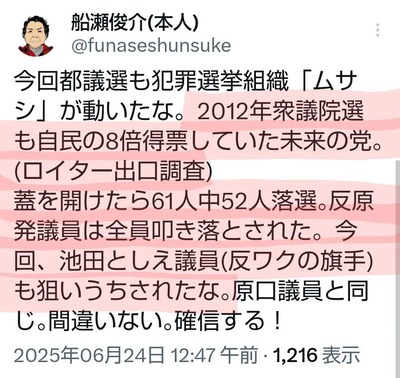 都議選