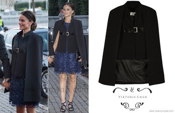 Princess-Sofia-of-Sweden-in-VIKTORIA-CHAN-Cape