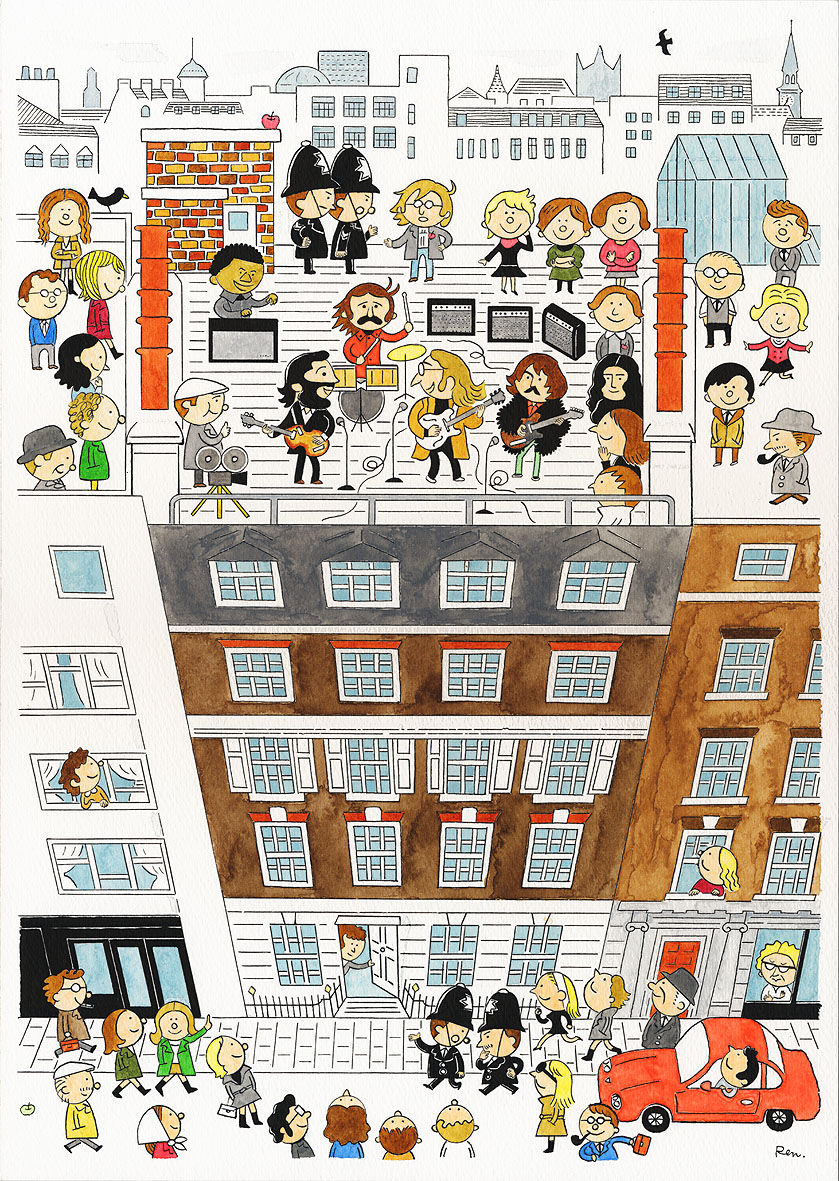 The Beatles Rooftop Concert Renren Diary The Beatles Rooftop Concert Renren Diary
