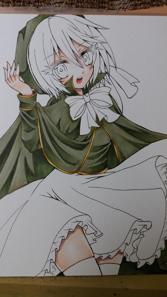 気紛れ着色メイキング擬き 肌 上着 猫ノ独リ言