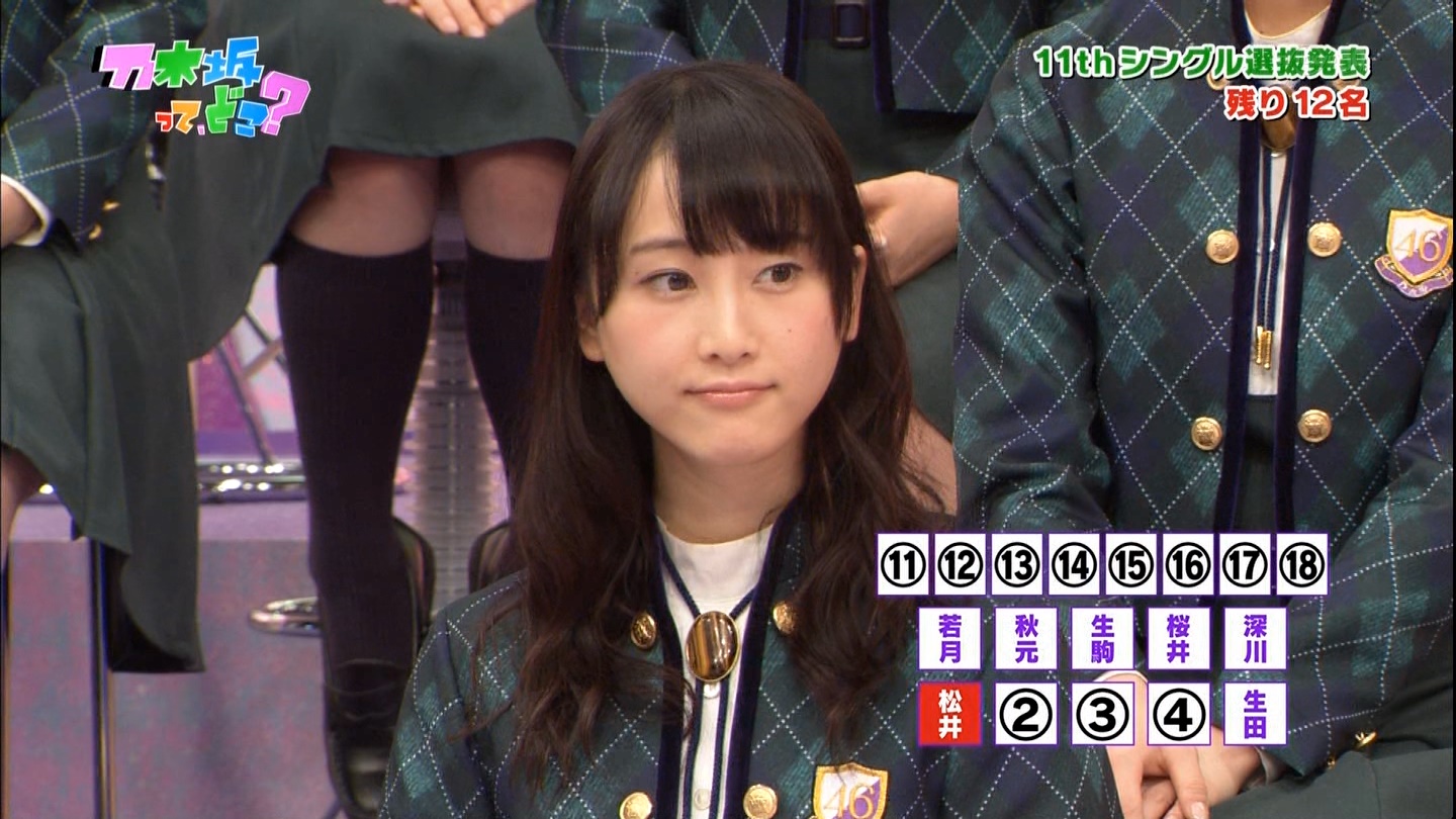 乃木坂46 松井玲奈 乃木坂って どこ 11thシングル選抜入り 1 18キャプまとめ 松井玲奈まとめ