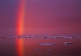 氷河の虹