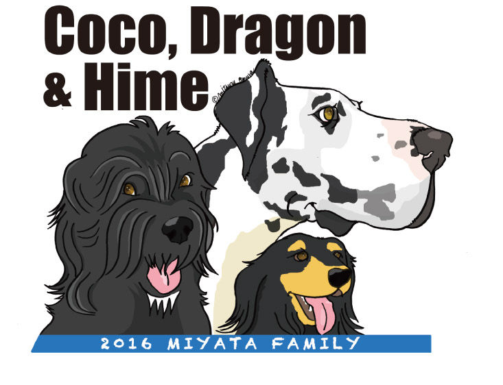 連載いぬまんぐゎ 295 そうすけっ どっちかにしろいっ 付録 イヌ絵ぎゃらりー デーンのりぼんと とうちゃんのブログ