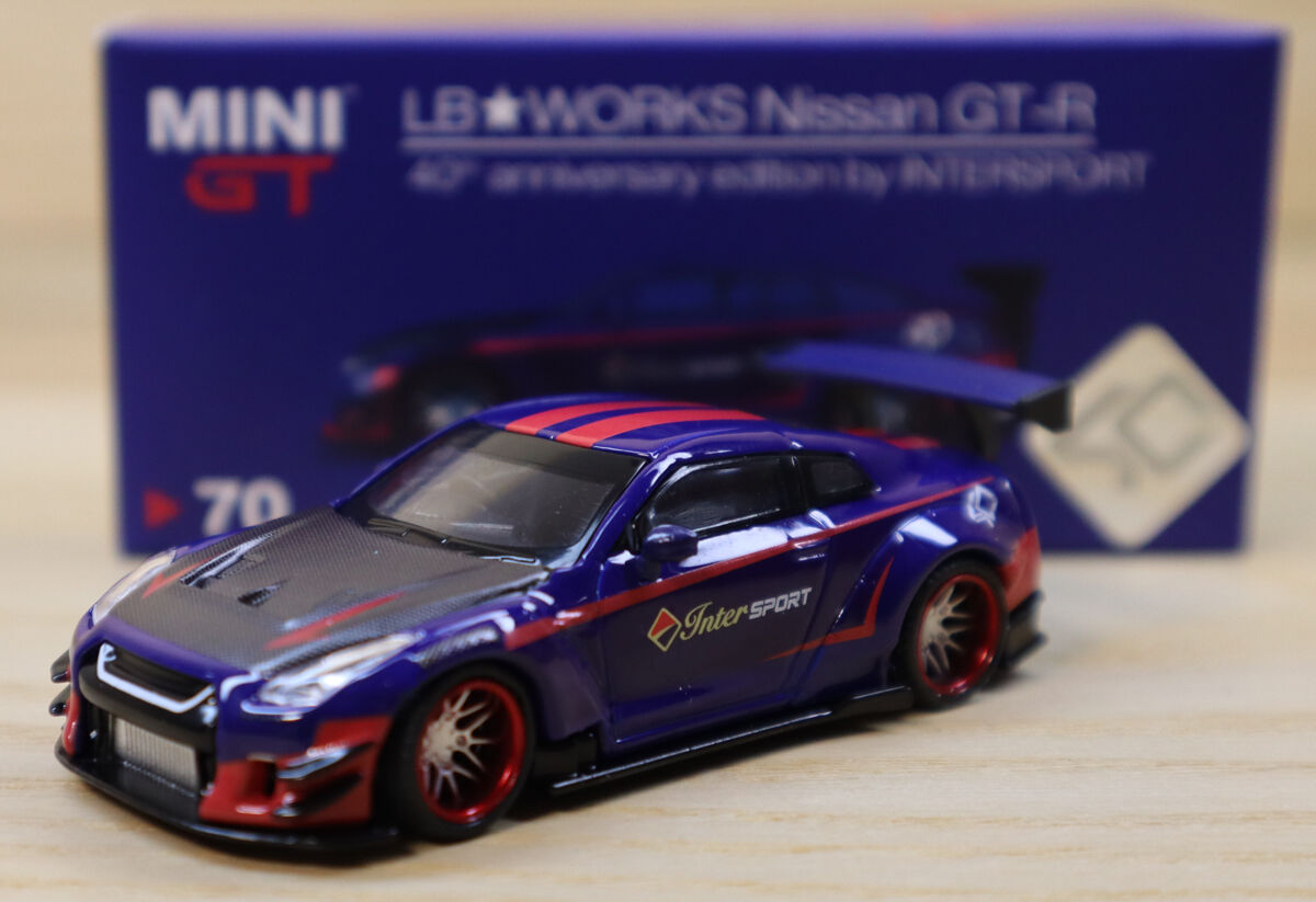 1/64 MINI GT LB★WORKS Nissan GT-R R35 日産 InterSPORT 40周年記念 インドネシア限定