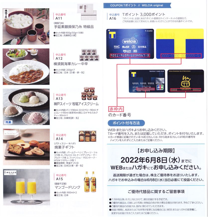 2022年版】ウエルシア・ホールディングス(3141) 株主優待WEB申込ページ ...