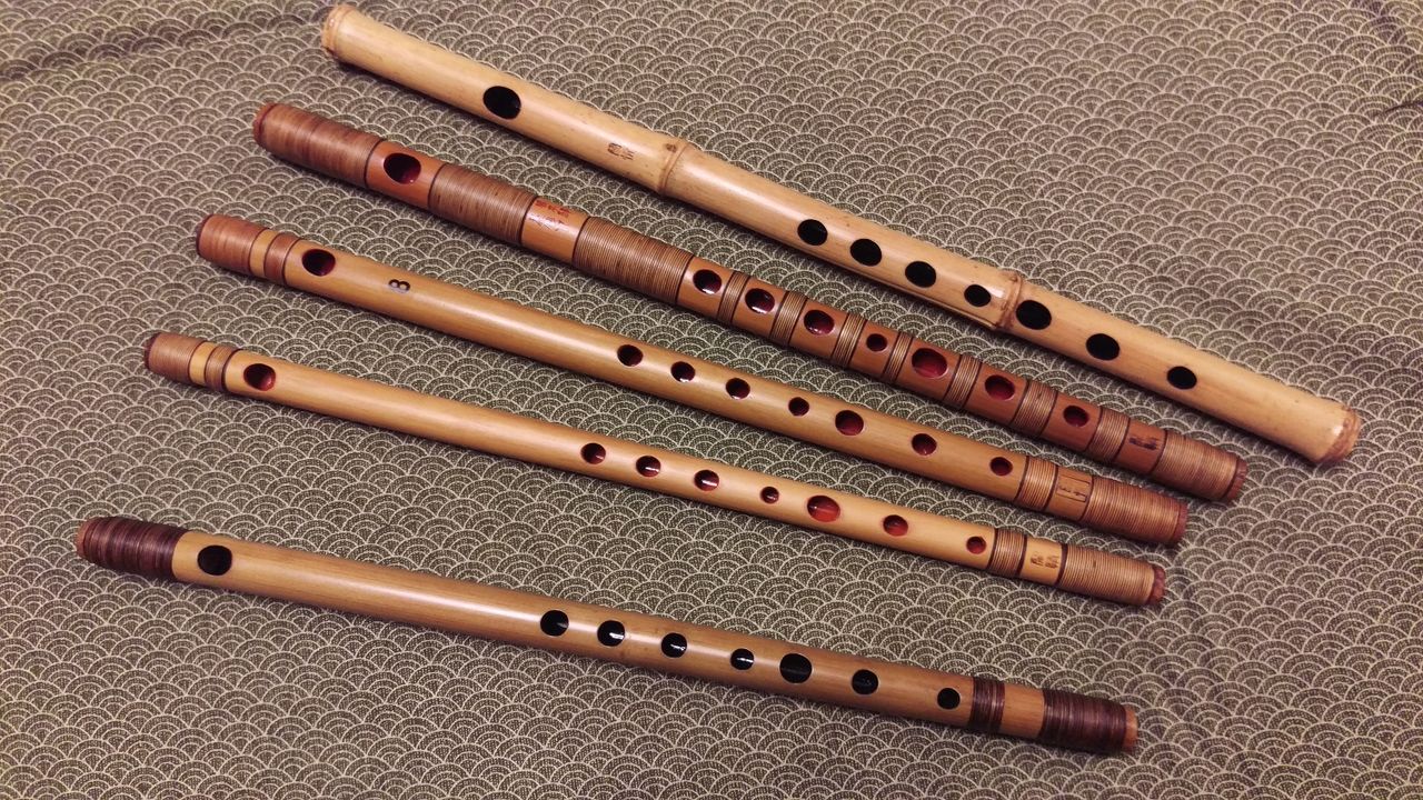 篠笛 立平 8本調子 唄物（ドレミ調）・天地巻き菅 七穴 篠笛 立平 8本調子 唄物（ドレミ調）・天地巻き菅 七穴