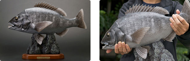釣りファン必見!黒鯛やアオリイカのフィギュアが精巧すぎる! : 竹村 釣りファン必見!黒鯛やアオリイカのフィギュアが精巧すぎる! : 竹村